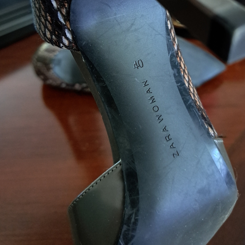 Zara Snakeskin Heels - Picture 5 of 5